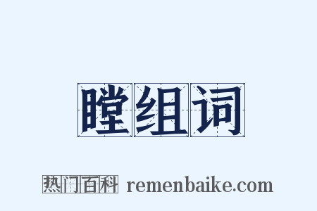 瞠组词是什么意思的图片